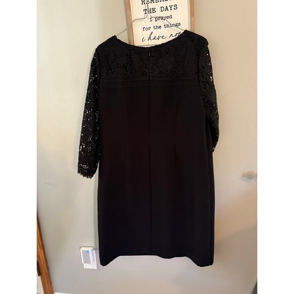RSVP by Talbots CREPE & LACE SHIFT DRESS Size 14W - Picture 6 of 6
